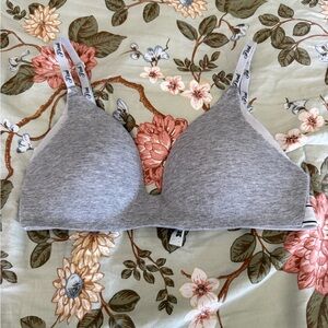 Grey Wireless Everyday Bra